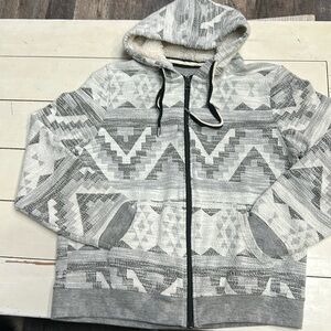 Soho threads zip up hoodie sweatshirt/ L.
